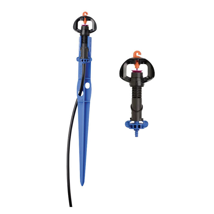 Netafim SuperNet Jet Sprinkler Assembly with Tubing & Stakes, 360Β° Circle, 18.5 GPH, Pack of 25