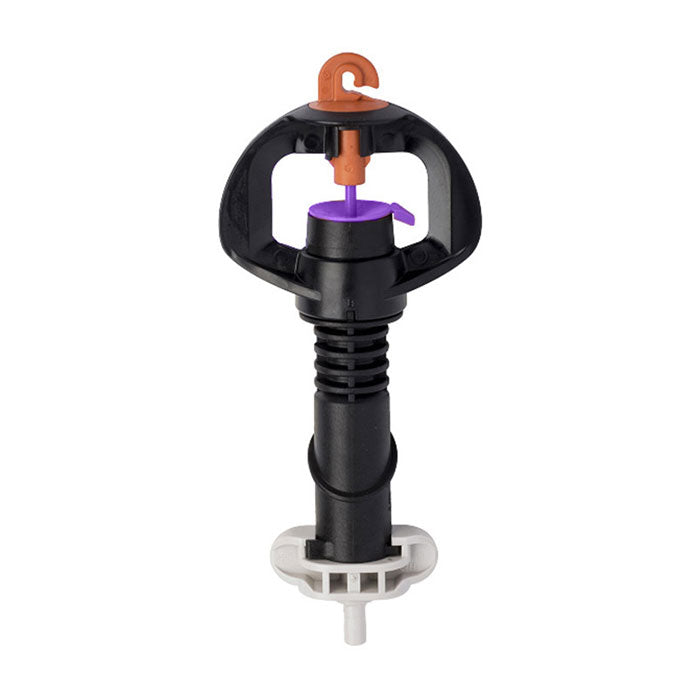 Netafim SuperNet Rotating Sprinkler Head, LR Swivel, Purple, 5.3 GPH, Pack of 25