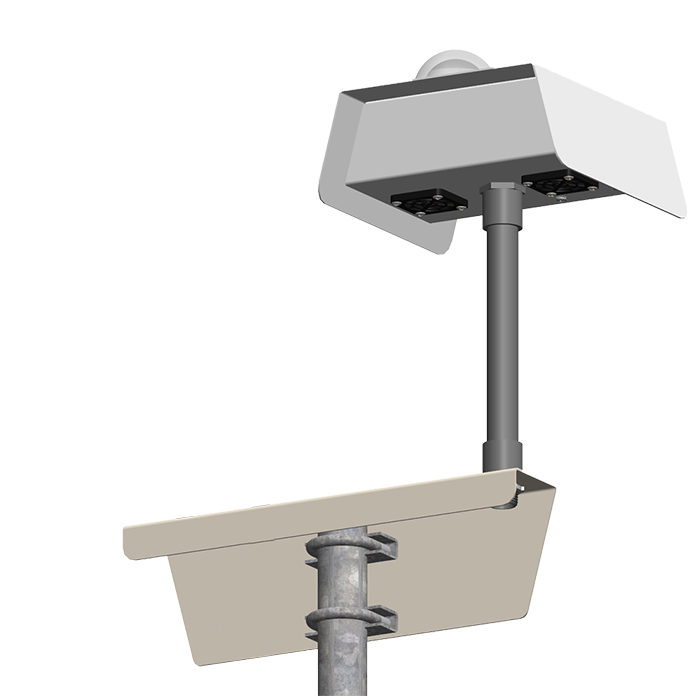 Agrowtek GrowControl SXW Digital Outdoor Weather Sensor, Logger & Transmitter With Rain Sensor & Pole Mounting Bracket Kit
