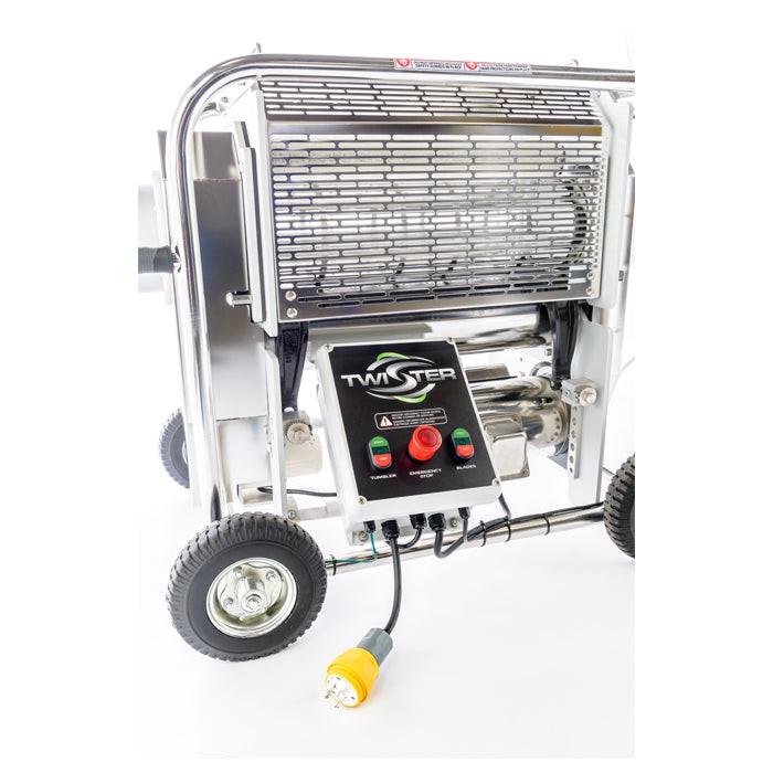 Twister T2S Trimming Machine with Leaf Collector Vacuum & Standard Tumbler