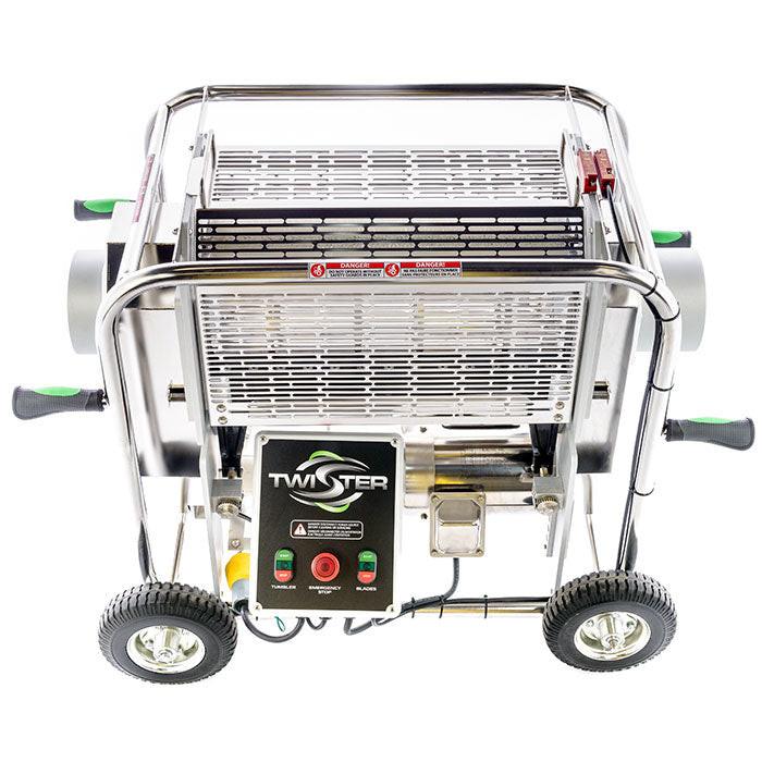 Twister T2S Trimming Machine with Leaf Collector Vacuum & Standard Tumbler