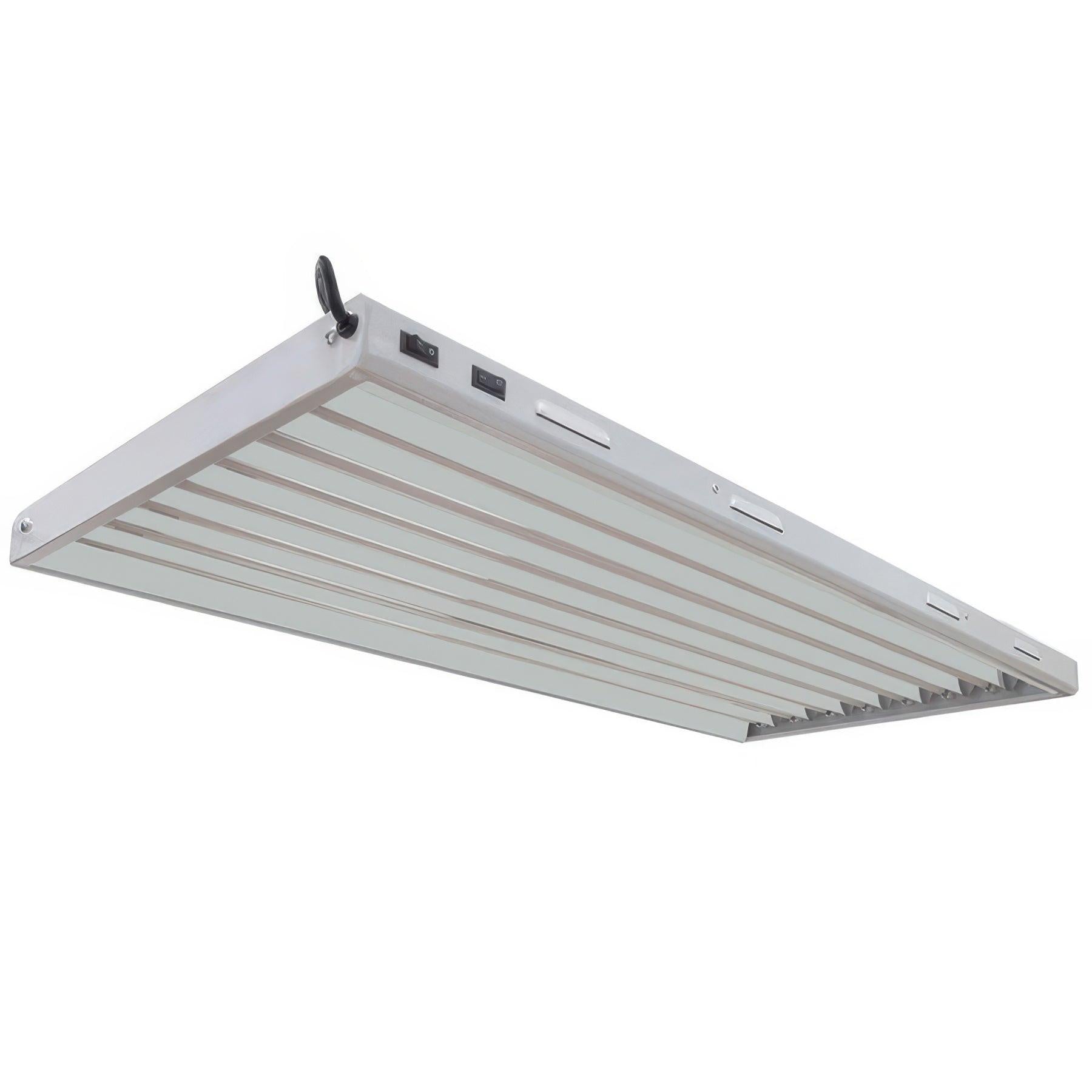 4 ft fluorescent grow light bulbs Covert 4 ft. 8 Bulb Fluorescent T5 Grow Light with 6,500k Bulbs