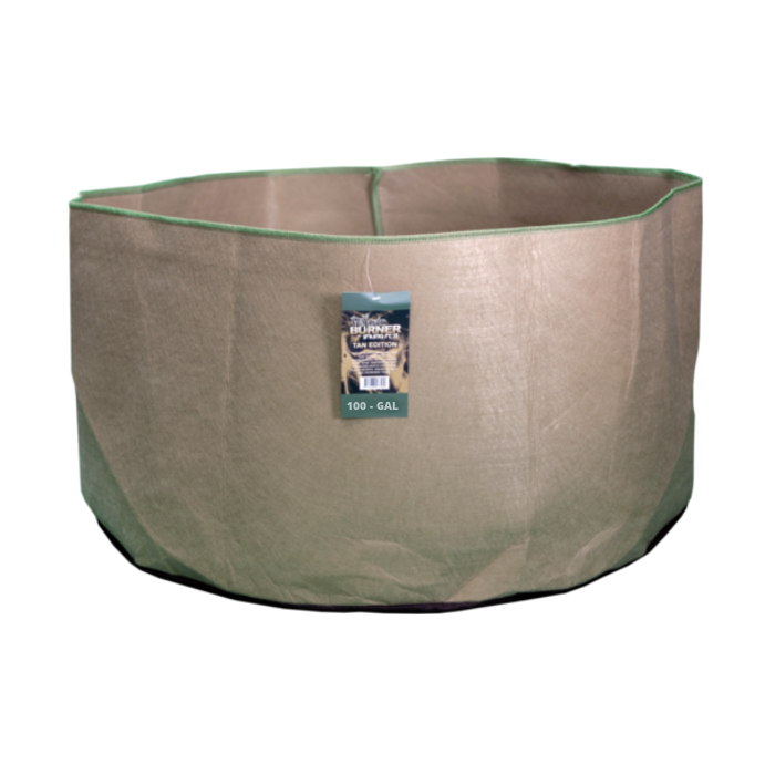 Spring Pot Burner 100 Gallon Fabric Pot, Tan - Case of 30