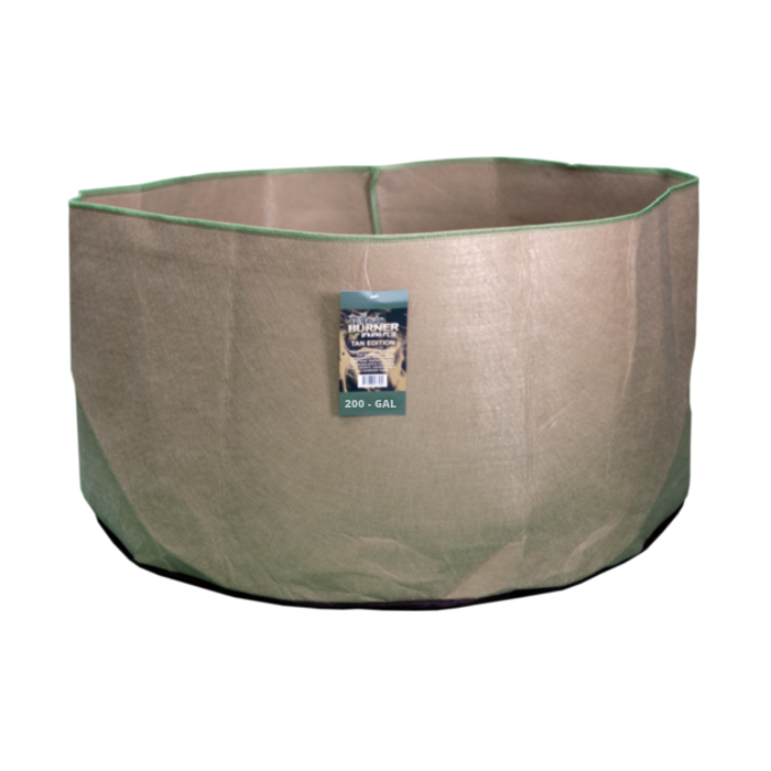 Spring Pot Burner 200 Gallon Fabric Pot, Tan - Case of 20
