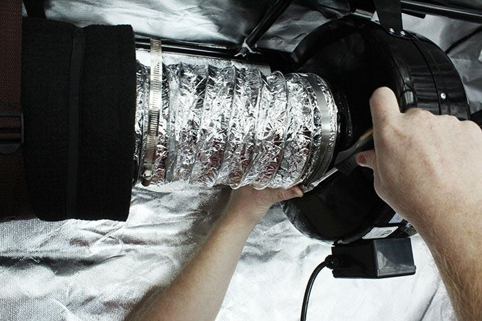 Covert 4" x 12" Smart Ventilation and Odor Control Kit