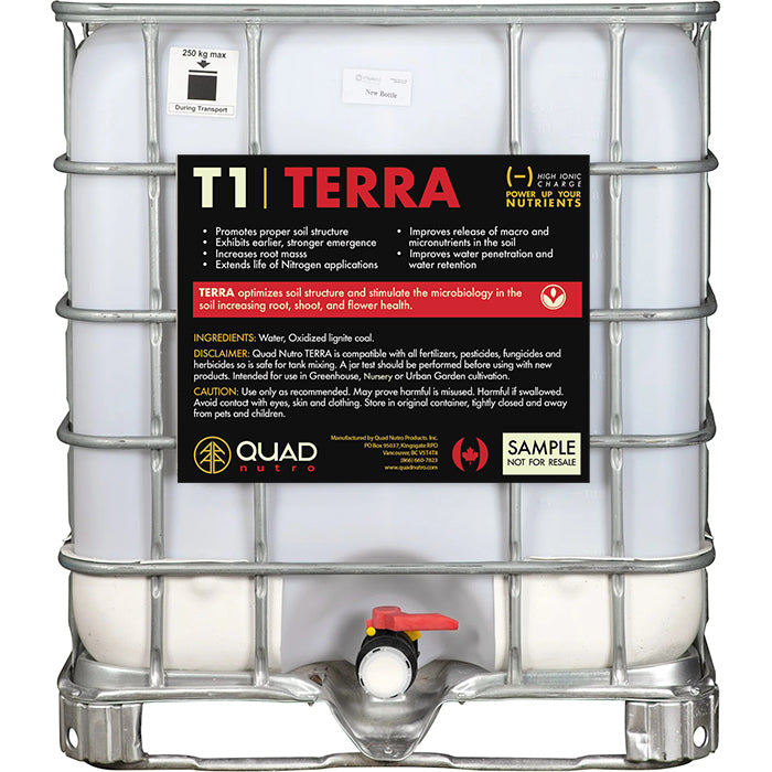 Quad Nutro T1 Terra Liquid Humic Carbon - 1000 Liter