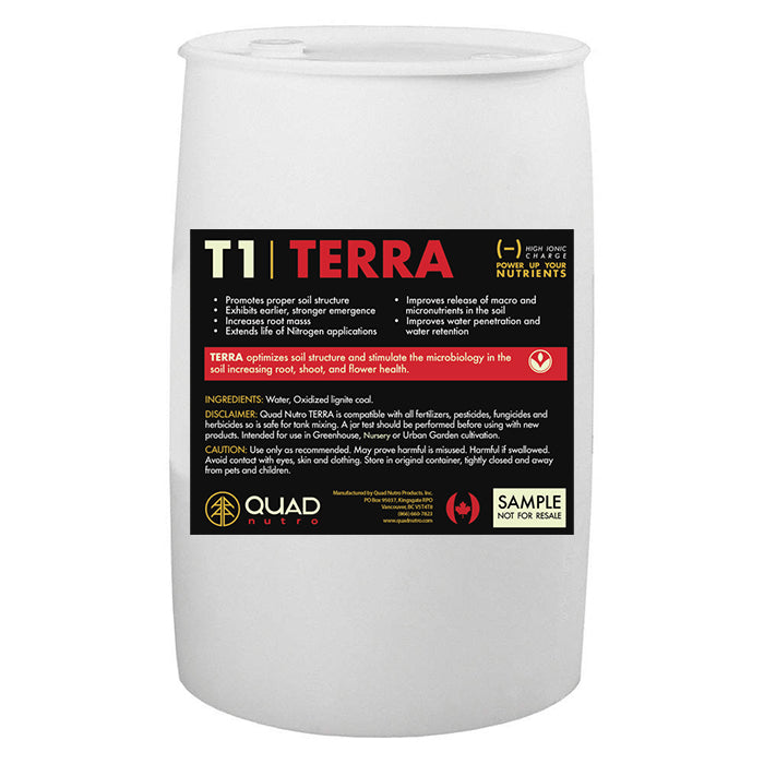 Quad Nutro T1 Terra Liquid Humic Carbon - 205 Liter
