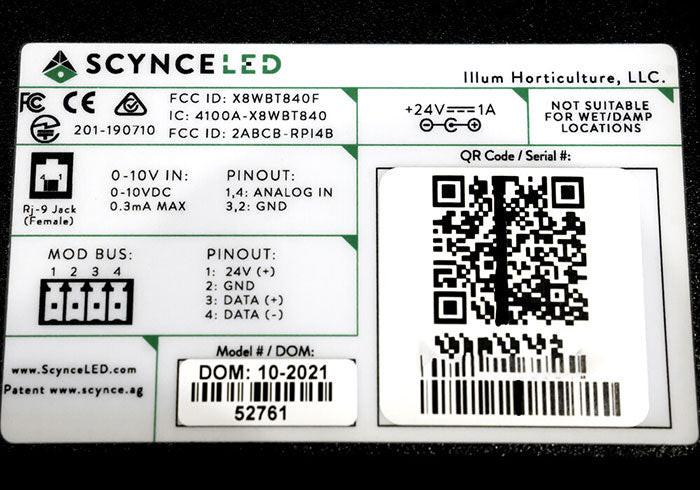 Scynce LED Theia Echo Air Grow Light Controller
