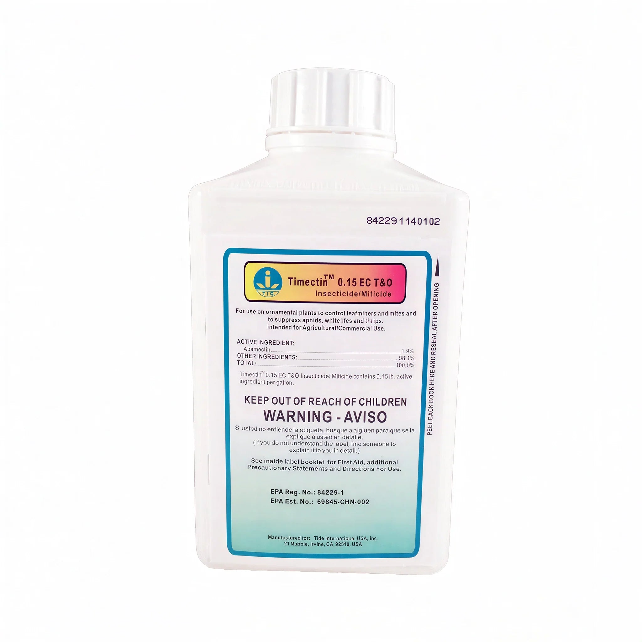 Tide Group Timectin .15 EC T&O Miticide, 1 Gallon