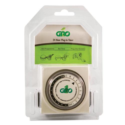 Grow1 Dual Outlet Mechanical Timer - 120V