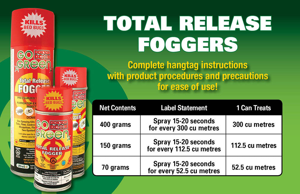 Doktor Doom Total Release Fogger Ready-to-Use Insecticide & Miticide