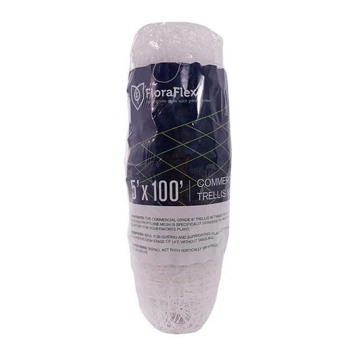 FloraFlex Commercial Trellis Netting, 6 Inch Square, 5 Feet x 100 Feet