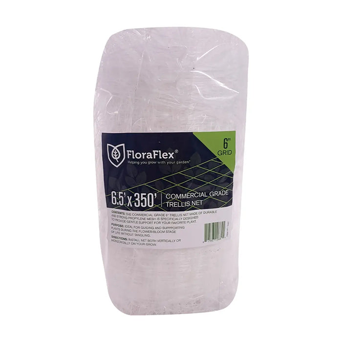 FloraFlex Commercial Trellis Netting, 6 Inch Square, 6.5 Feet x 350 Feet