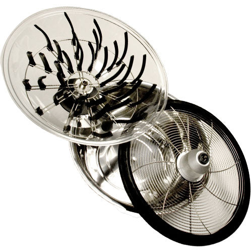 DL Wholesale Twisted Trimmers 18" Clear Top Bowl Trimmer