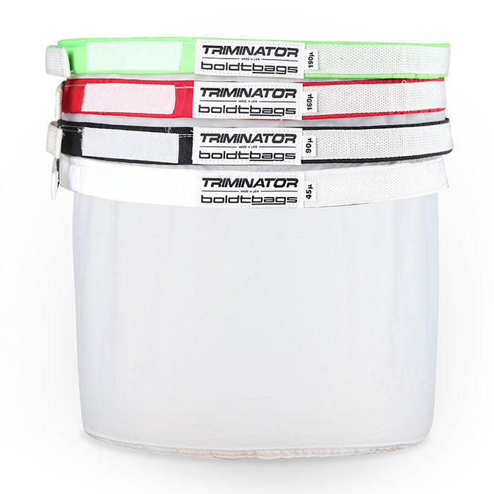 TriminatorΒ x Boldtbags Lock-Top Full Mesh Stacker Bubble Bags, 5 Gallon 4 Bag Kit