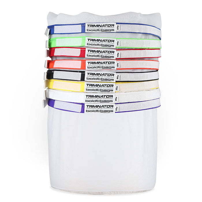 Triminator x Boldtbags Lock-Top Full Mesh Stacker Bubble Bags, 20 Gallon 8 Bag Kit
