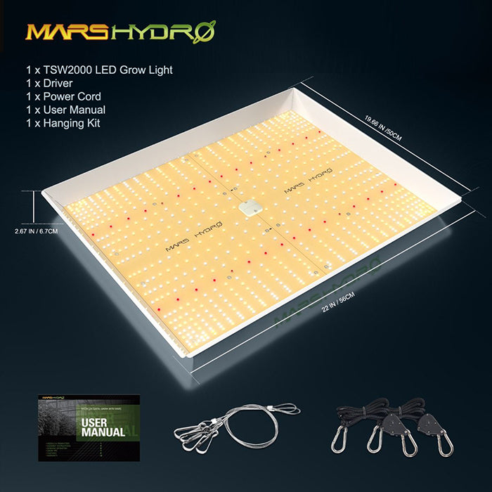 Mars Hydro TSW 2000 300 Watt LED Grow Light