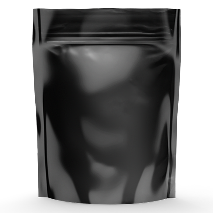 Grove Bags TerpLoc Storage Bags with Window Pouch, Black & Clear - 1 oz. - Pack of 10