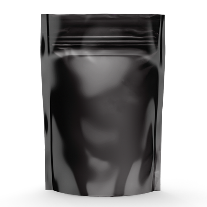 Grove Bags TerpLoc Storage Bags with Window Pouch, Black & Clear - 1/4 oz. - Pack of 10