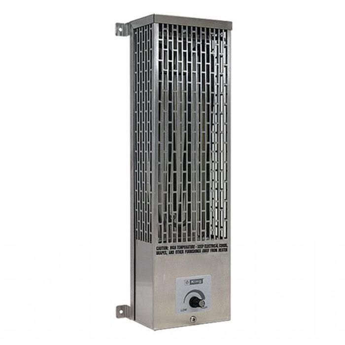 King Electric Pump House Heater, Stainless Steel, 1000/250 Watt - 120/240 Volt