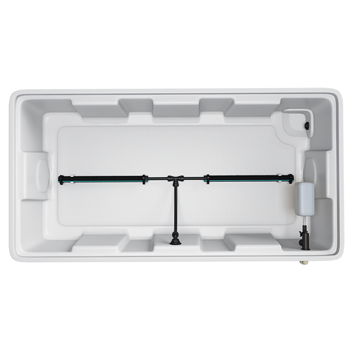 Current Culture Under Current Solo Commercial DWC System, 35 Gallons - (Includes 6 x 5.5" Net Pots, Net Pot Inserts, 3.75" Collars)