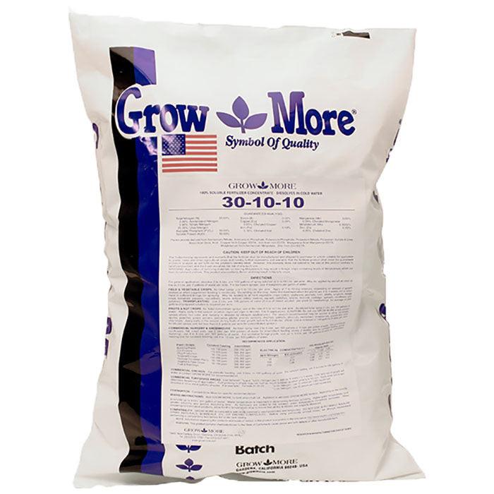 water soluble plant fertilizer Grow More Water Soluble 30-10-10 25 lbs