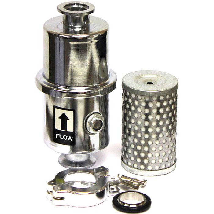 Across International EZ-Swap Vacuum Pump Exhaust Oil Mist Filter with KF25 Fittings