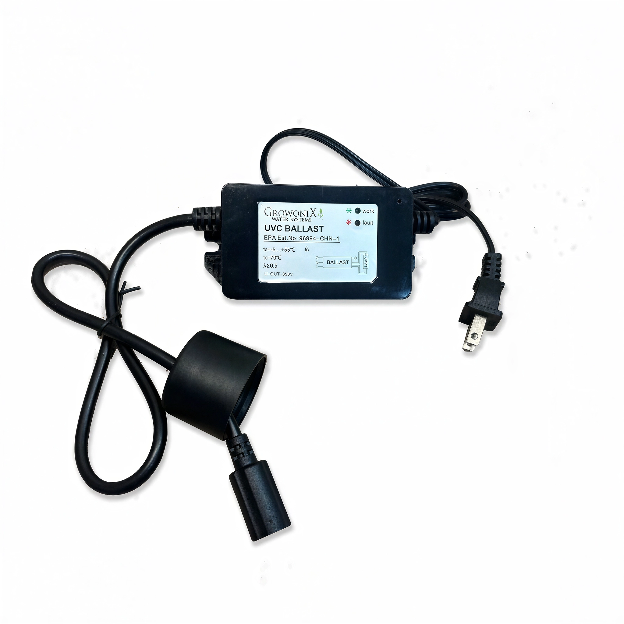 GrowoniX Replacement Ballast for 12 GPM UV Systems