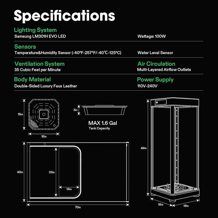 Vivosun VGrow All-in-One Smart Grow Box