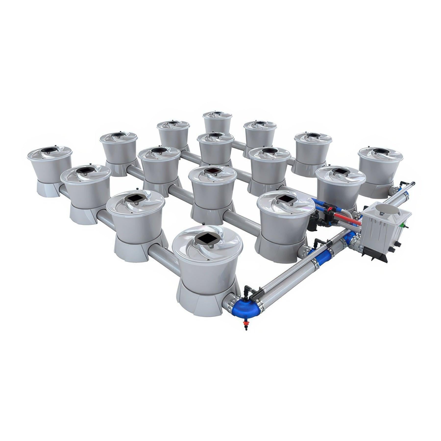 16 plant hydroponic system Alien Hydroponics V-System 16 Pot RDWC Hydroponic System