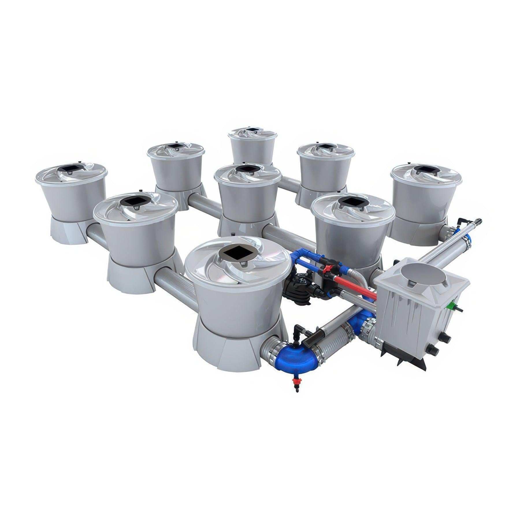 Alien Hydroponics V-System 9 Pot RDWC Hydroponic System