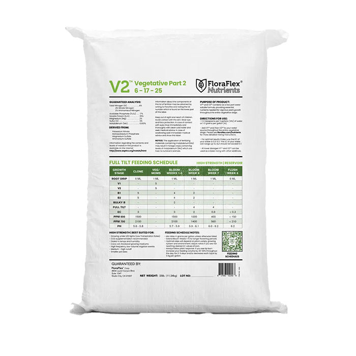 FloraFlex Nutrients V2 Vegetative Part 2, 22 lbs.