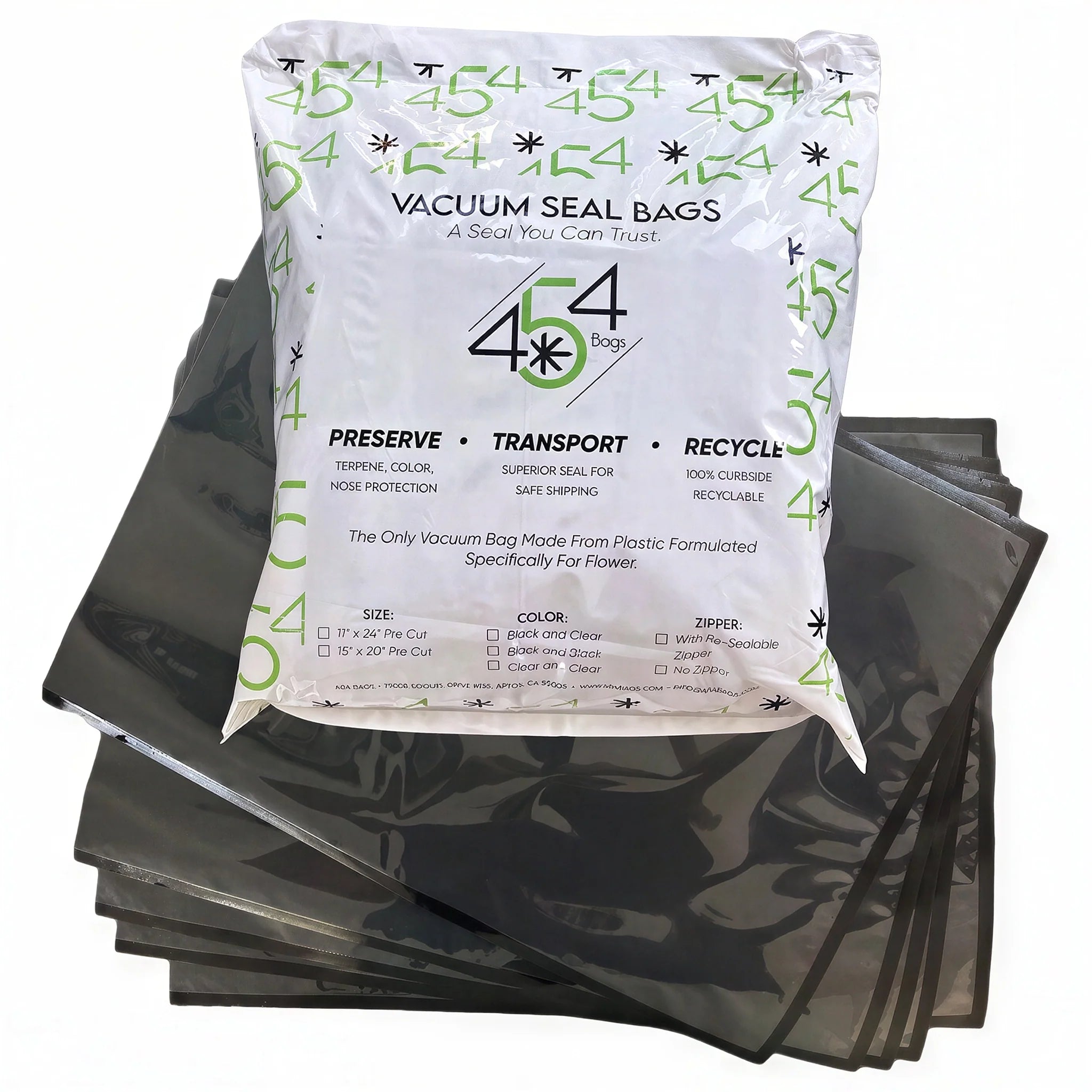 454 Bags Vacuum Seal Storage Bags, 5 mil