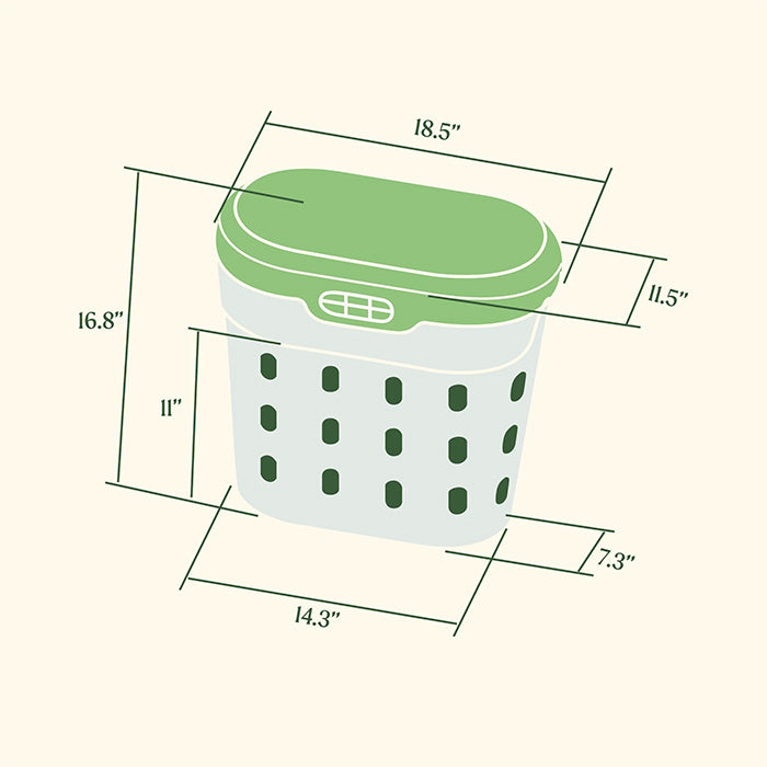 Vego Garden In-Ground Worm Composter - Single