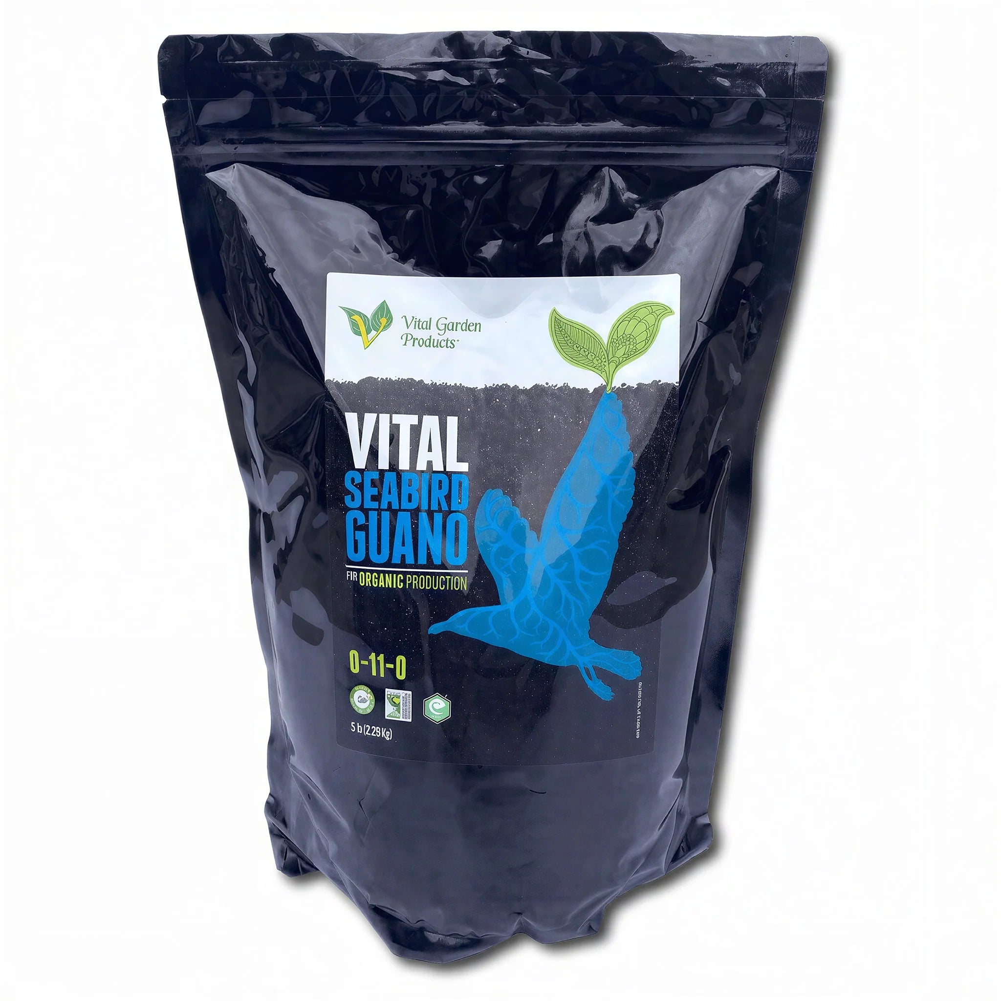 Vital Garden Supply Vital Seabird Guano High-Phosphorus Fertilizer 0-11-0