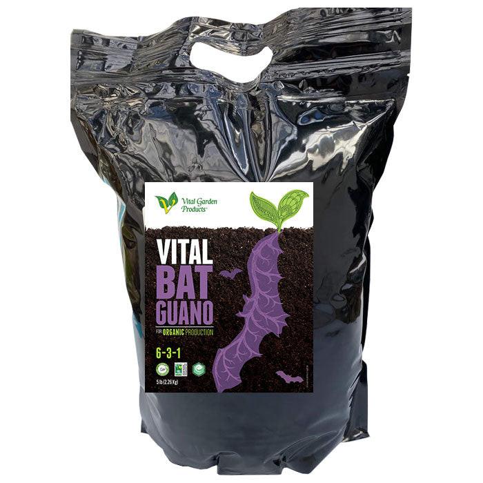 Vital Garden Supply Vital Bat Guano High-Nitrogen Fertilizer 6-3-1
