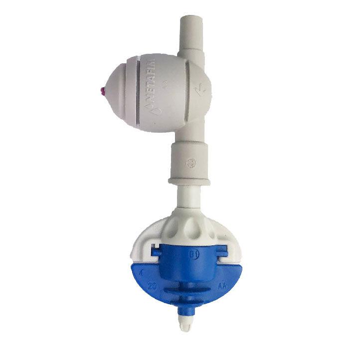 Netafim VibroNet Sprinkler Head with Check Valve, Blue, 10.6 GPH - Pack of 25 (0354040L-B)