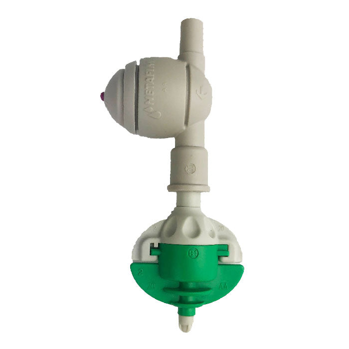 Netafim VibroNet Sprinkler Head with Check Valve, Green, 12.4 GPH - Pack of 25 (0354050L-B)