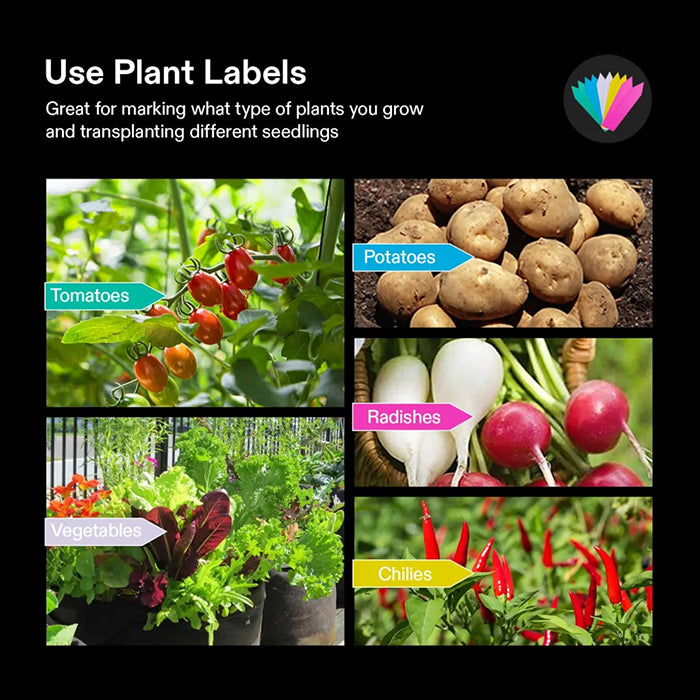 Vivosun Thick Nonwoven Fabric Pot with Handles & Multi-Purpose Rings, Pack of 5