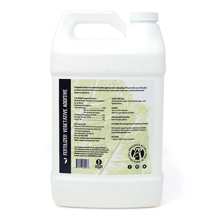 Organics Alive V-S Grow, 1 Quart