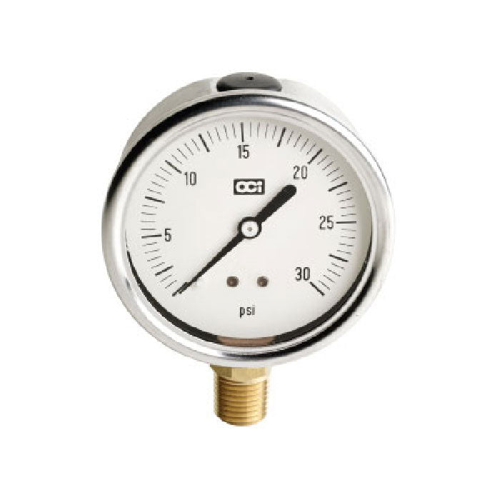 Netafim Liquid Filled Pressure Gauge, 0-30 PSI (GAUGE30)