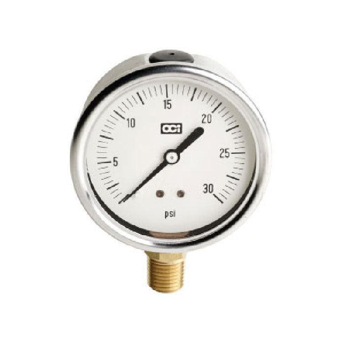 Netafim Liquid Filled Pressure Gauge, 0-30 PSI (GAUGE30)