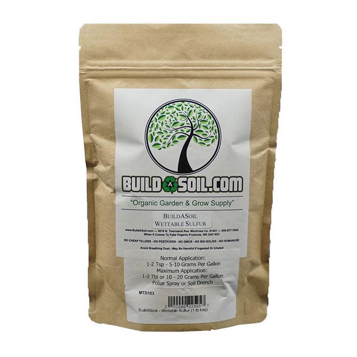 BuildASoil Wettable Sulfur, 1 lb.