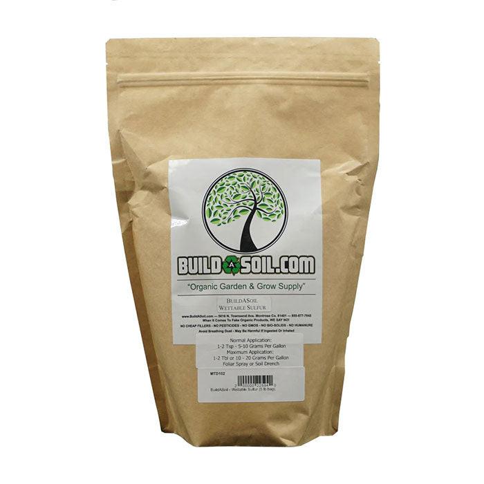 BuildASoil Wettable Sulfur, 5 lb.