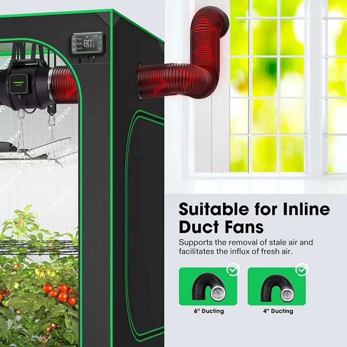 Vivosun Window Duct Kit and Portable AC Window Seal Kit