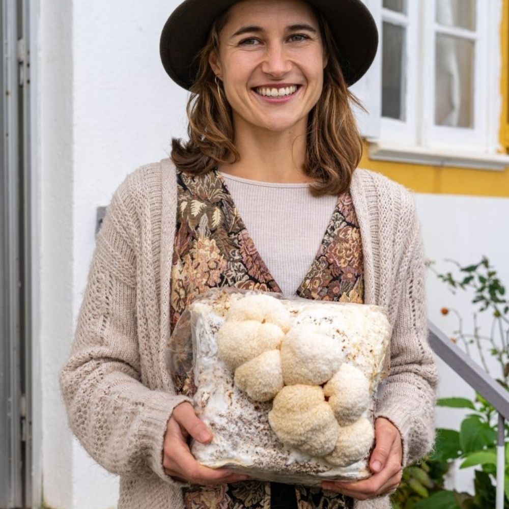 Lion's Mane Mushroom Grow Kit Fruiting Block - 5 LBS.