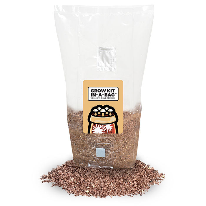Mushroom Supplies Wood-Loving All In One Mushroom Grow Kit In-A-Bag, 3 lbs