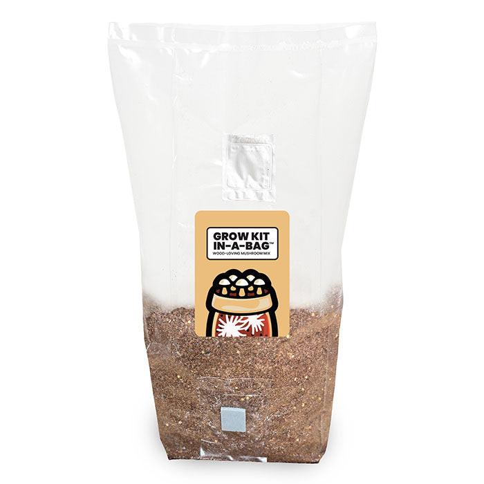 Mushroom Supplies Wood-Loving All In One Mushroom Grow Kit In-A-Bag, 3 lbs