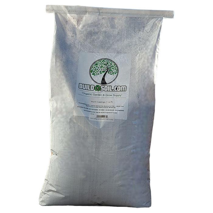 BuildASoil Worm Casting Vermicompost, 1 Cu Ft - 6 Bags