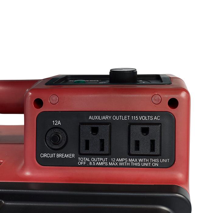XPOWER X-2480A Professional 3-Stage HEPA Mini Air Scrubber, 1/2 HP, 550 CFM, Red